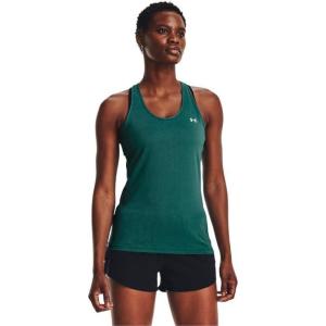 imageUnder Armour Womens HeatGear Racer Tank722 Coastal Teal   Iridescent
