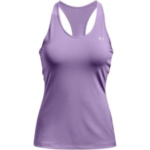 imageUnder Armour Womens HeatGear Racer TankOctane 566Metallic Silver