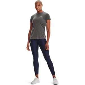 imageUnder Armour Womens Tech ShortSleeve TShirtGray Aqua Blue Metallic Silver