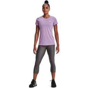 imageUnder Armour Womens Tech ShortSleeve TShirtOctane 566Metallic Silver