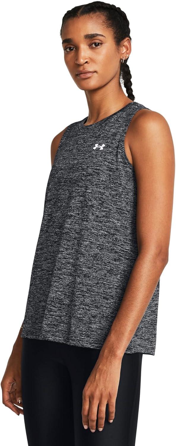 imageUnder Armour Womens Tech Twist Tank Top001 Black   White