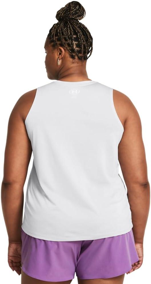 imageUnder Armour Womens Tech Twist Tank Top014 Halo Gray  White  White