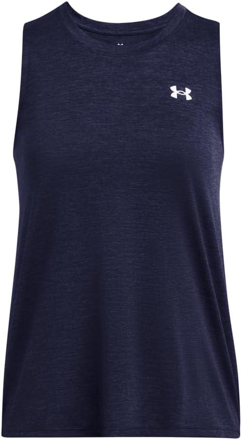 imageUnder Armour Womens Tech Twist Tank Top410 Midnight Navy   White
