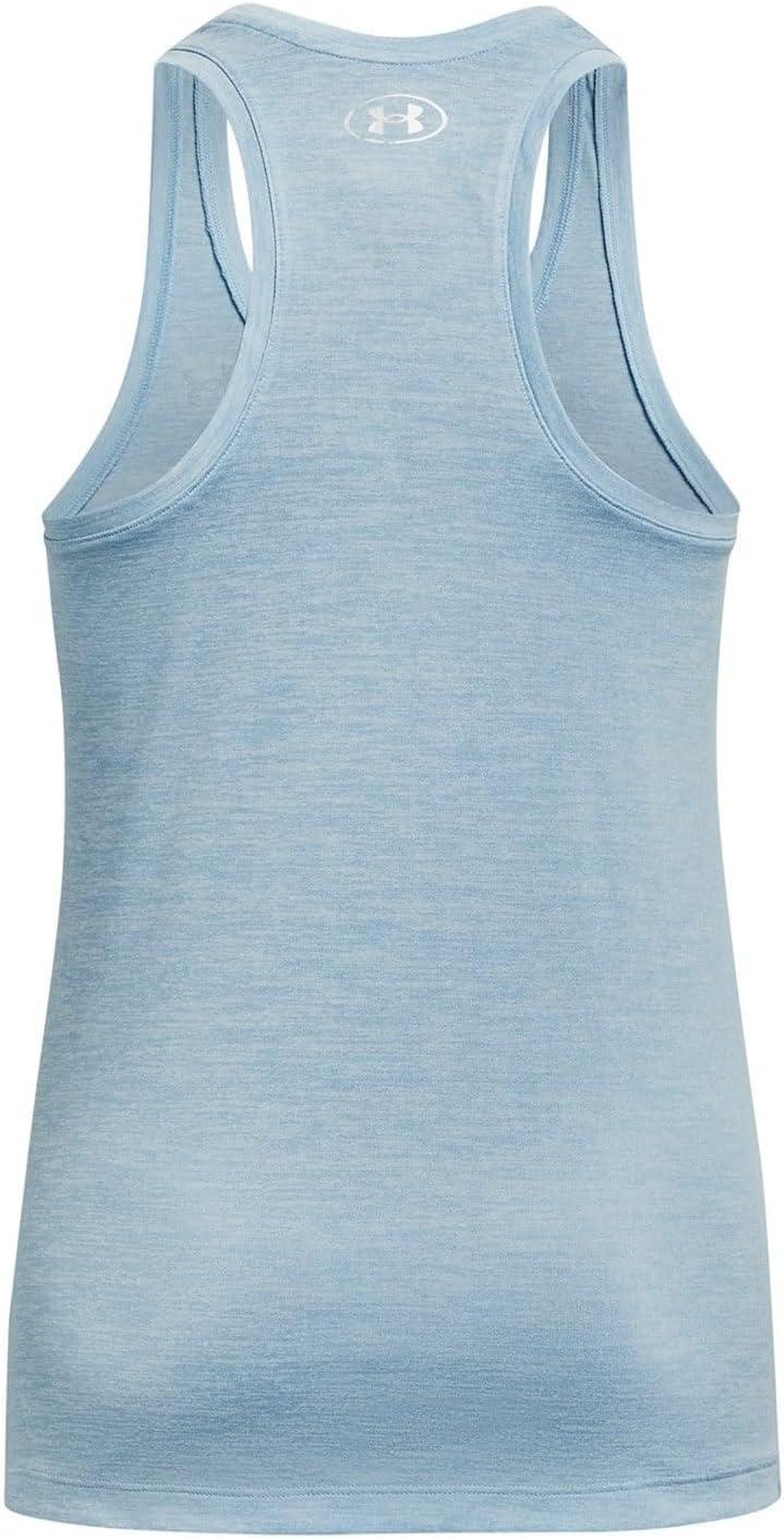 imageUnder Armour Womens Tech Twist Tank Top490 Blizzard  White  Metallic Silver
