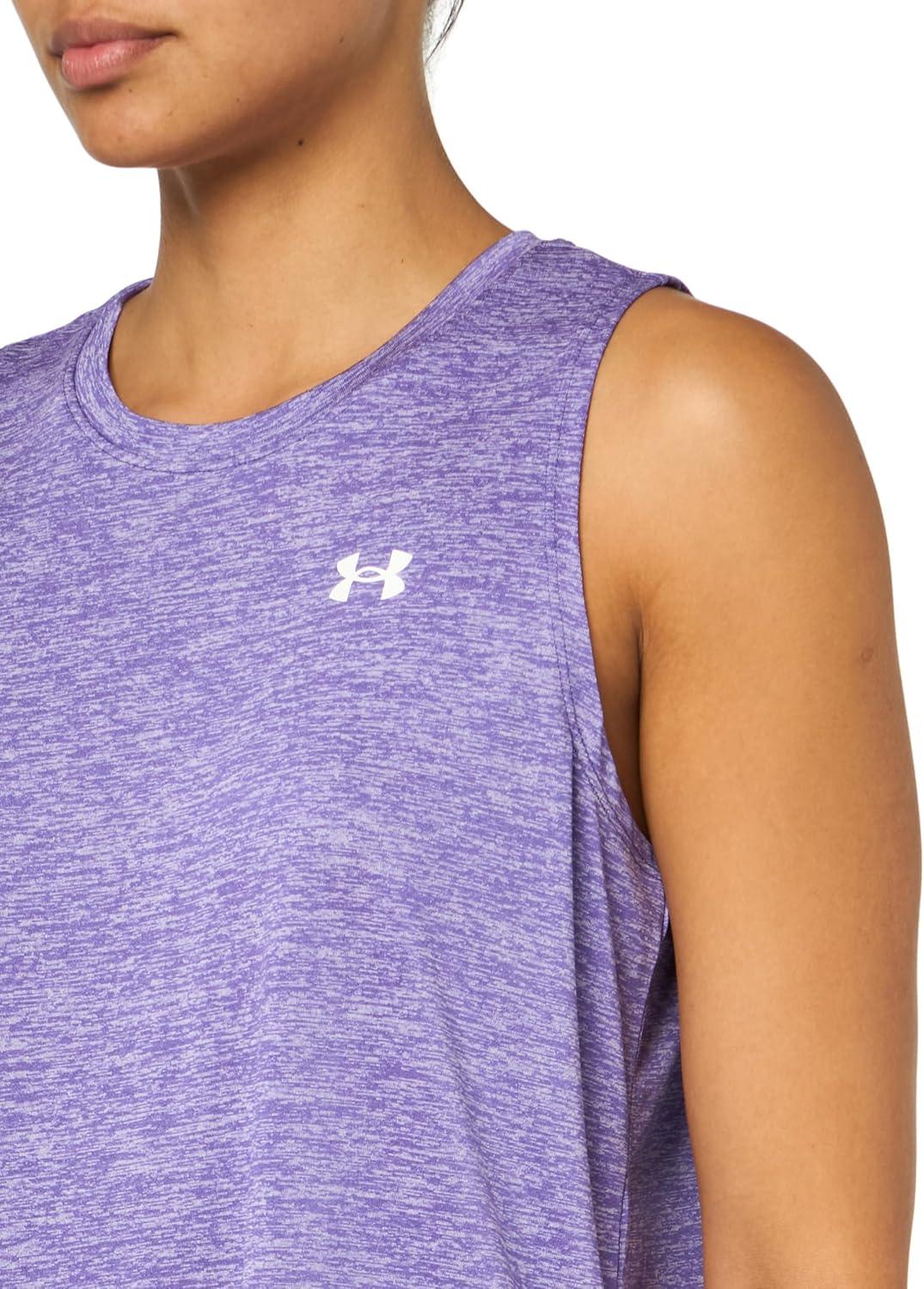 imageUnder Armour Womens Tech Twist Tank Top525 Lavish   White