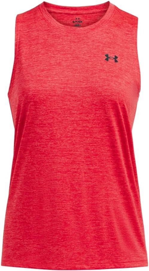 imageUnder Armour Womens Tech Twist Tank Top713 Racer Red   Black