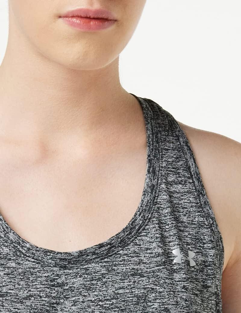 imageUnder Armour Womens Tech Twist Tank TopBlack Metallic Silver
