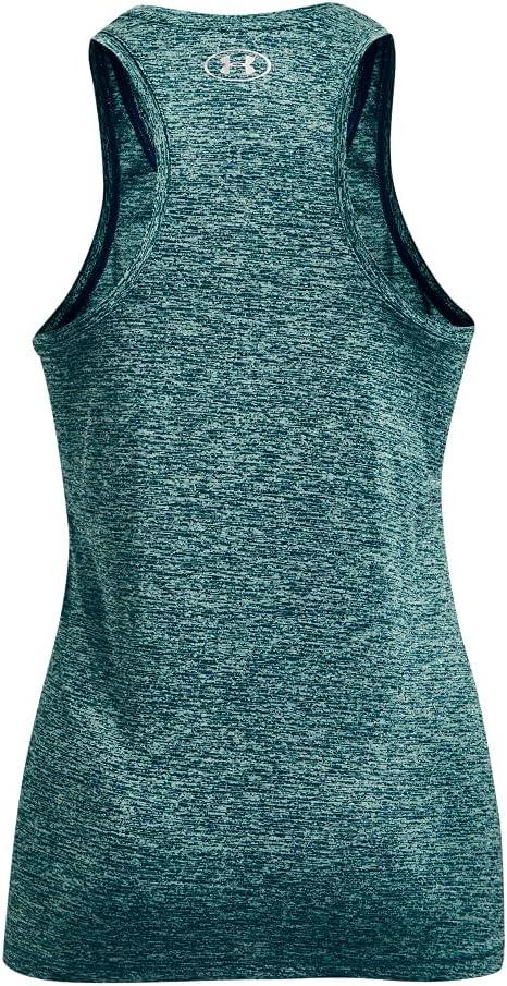 imageUnder Armour Womens Tech Twist Tank TopBlue Note 413Metallic Silver