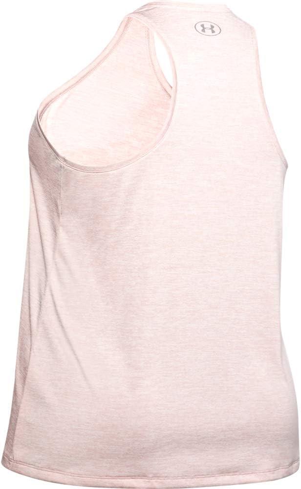 imageUnder Armour Womens Tech Twist Tank TopDash Pink 667Metallic Silver