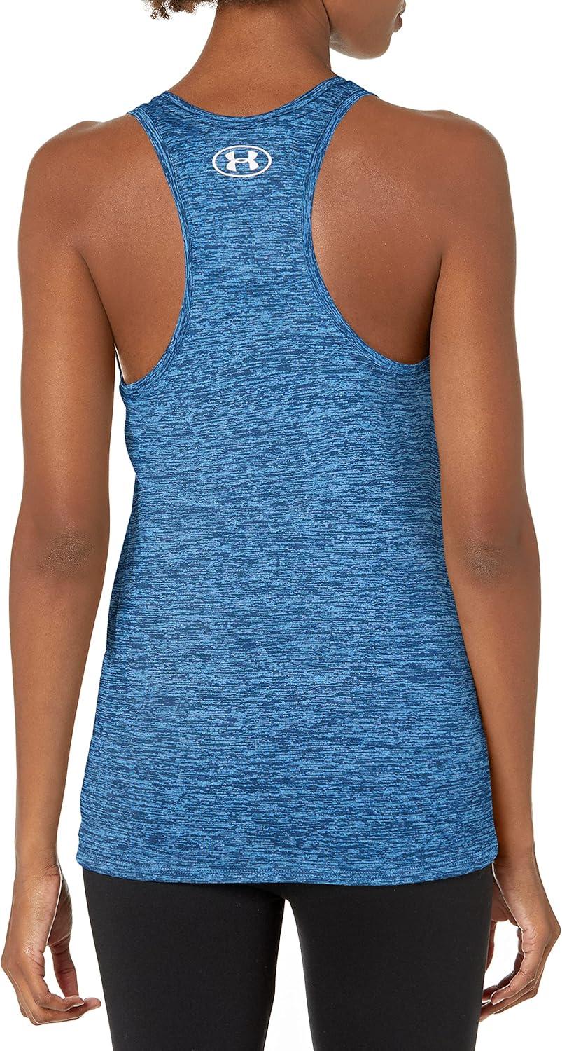 imageUnder Armour Womens Tech Twist Tank TopIndigo 405Metallic Silver