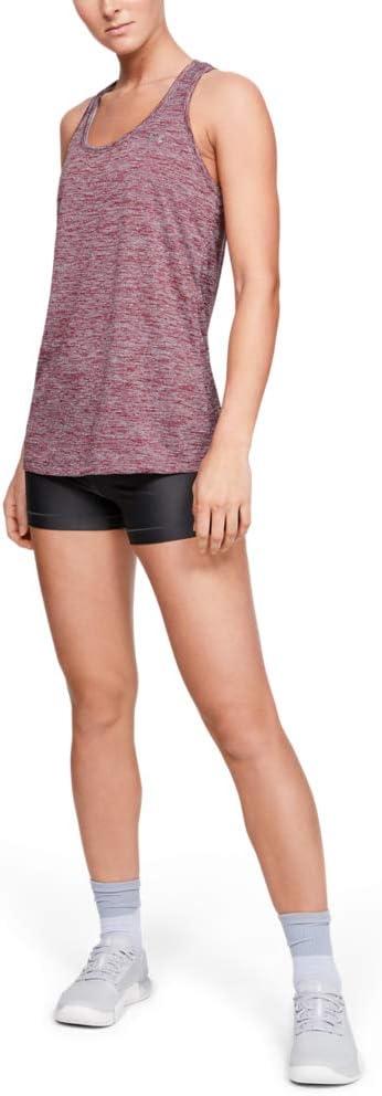 imageUnder Armour Womens Tech Twist Tank TopLevel Purple 570Metallic Silver