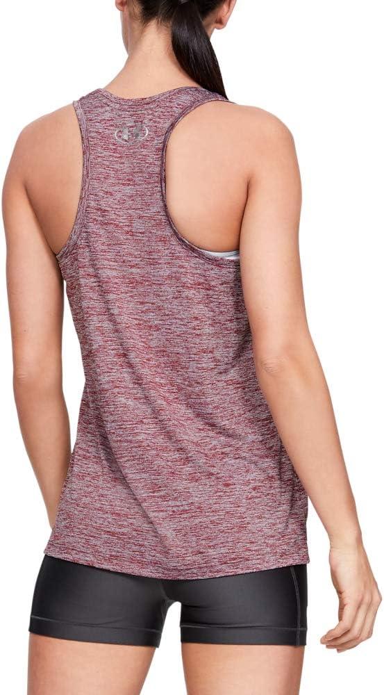 imageUnder Armour Womens Tech Twist Tank TopLevel Purple 570Metallic Silver
