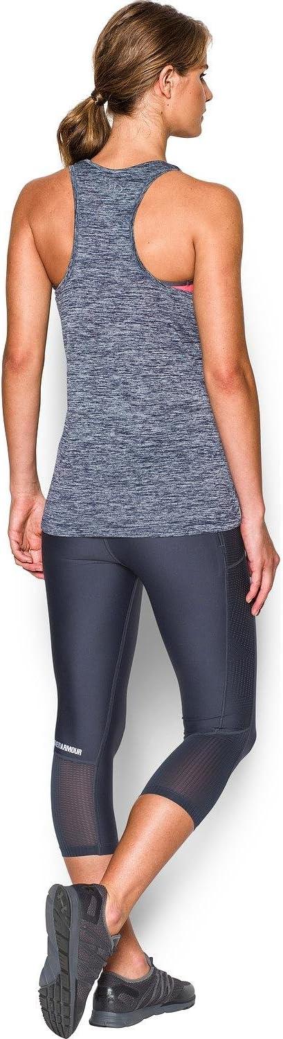 imageUnder Armour Womens Tech Twist Tank TopMidnight Navy 410Metallic Silver