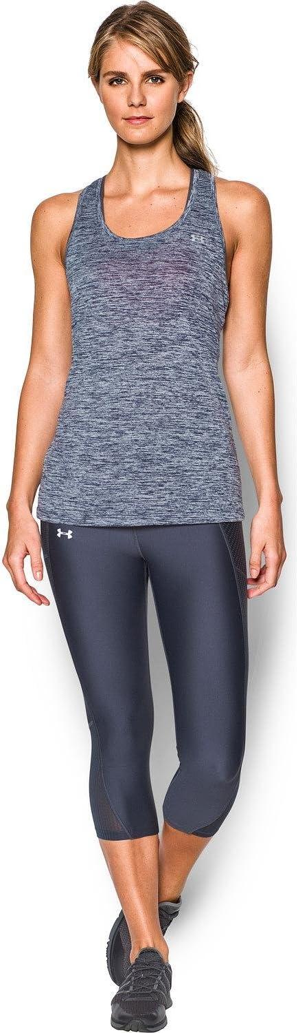 imageUnder Armour Womens Tech Twist Tank TopMidnight Navy 410Metallic Silver