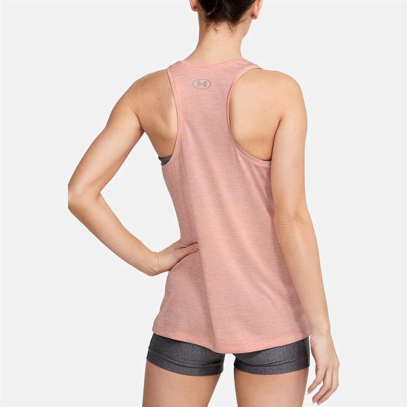 imageUnder Armour Womens Tech Twist Tank TopPeach Frost 846Metallic Silver