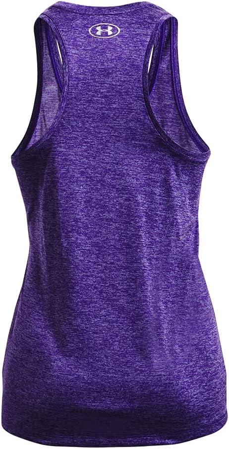 imageUnder Armour Womens Tech Twist Tank TopPurple Zest 754Metallic Silver