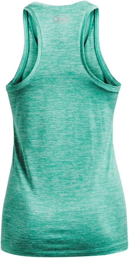 imageUnder Armour Womens Tech Twist Tank TopSea Mist 936Metallic Silver