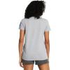 imageUnder Armour Womens New Freedom Logo TShirt011 Mod Gray Light Heather   Royal