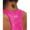 imageUnder Armour Womens Tech Twist Tank Top652 Rebel Pink  Pink Elixir  Metallic Silver