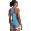 imageUnder Armour Womens Tech Twist Tank TopEquator Blue 417Metallic Silver