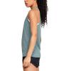 imageUnder Armour Womens Tech Twist Tank TopHushed Turquoise 396Metallic Silver
