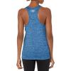 imageUnder Armour Womens Tech Twist Tank TopIndigo 405Metallic Silver