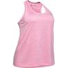 imageUnder Armour Womens Tech Twist Tank TopLipstick 691Metallic Silver