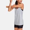 imageUnder Armour Womens Tech Twist Tank TopMod Gray 011Metallic Silver