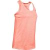 imageUnder Armour Womens Tech Twist Tank TopPeach Plasma 836Metallic Silver