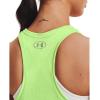 imageUnder Armour Womens Tech Twist Tank TopSummer Lime 162Metallic Silver
