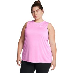 imageUnder Armour Womens Tech Twist Tank Top638 Stellar Pink   White