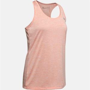 imageUnder Armour Womens Tech Twist Tank TopPeach Frost 846Metallic Silver