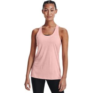 imageUnder Armour Womens Tech Twist Tank TopRetro Pink 676Metallic Silver