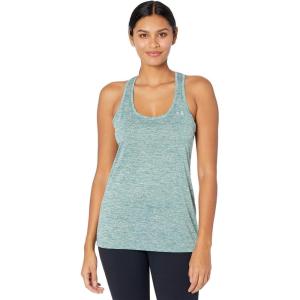 imageUnder Armour Womens Tech Twist Tank TopSaxon Green 386Metallic Silver