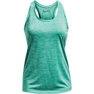 imageUnder Armour Womens Tech Twist Tank TopSea Mist 936Metallic Silver