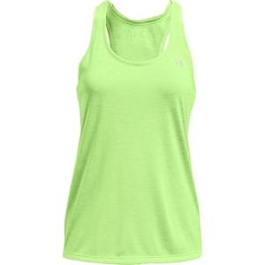 imageUnder Armour Womens Tech Twist Tank TopSummer Lime 162Metallic Silver