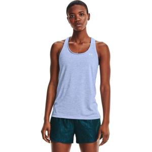 imageUnder Armour Womens Tech Twist Tank TopWashed Blue 421Metallic Silver