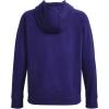 imageUnder Armour Womens Rival Fleece PullOver Hoodie468 Sonar Blue   White