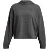 imageUnder Armour Womens Rival Terry Oversized Hoodie025 Castlerock Full Heather   White