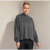 imageUnder Armour Womens Rival Terry Oversized Hoodie025 Castlerock Full Heather   White