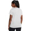 imageUnder Armour Womens Tech Bubble Short Sleeve Crew011 Mod Gray  White  White