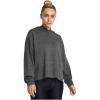 imageUnder Armour Womens Rival Terry Oversized Hoodie025 Castlerock Full Heather   White