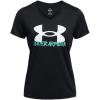 imageUnder Armour Womens Tech Marker Solid Short Sleeve T Shirt001 Black   White