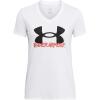 imageUnder Armour Womens Tech Marker Solid Short Sleeve T Shirt100 White   Black