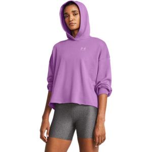 imageUnder Armour Womens Rival Terry Oversized Hoodie560 Provence Purple   Purple Ace