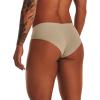 imageUnder Armour Womens 3Pack Pure Stretch No Show Hipster Underwear AllDay Comfort ampamp UltraSoft Fit249 Beige  Beige  White