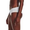 imageUnder Armour Womens 3Pack Pure Stretch No Show Hipster Underwear AllDay Comfort ampamp UltraSoft Fit592 Illusion Green  Halo Gray  Flamingo