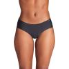 imageUnder Armour Womens 3Pack Pure Stretch No Show Hipster Underwear AllDay Comfort ampamp UltraSoft FitBlack  Core