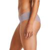 imageUnder Armour Womens 3Pack Pure Stretch No Show Hipster Underwear AllDay Comfort ampamp UltraSoft FitBlack 004Dash Pink