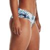 imageUnder Armour Womens 3Pack Pure Stretch No Show Hipster Underwear AllDay Comfort ampamp UltraSoft FitBlue Flannel 597Blue Flannel